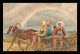 The Field by Alexander Mikhailovich Kurzanov (b. 1938)
