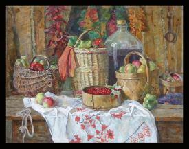 Still Life with a Bottle by Vladimir Dmitrievich Fefelov (b. 1939)