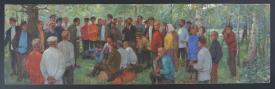 The Meeting in Ramon 1915 by Edouard Panteleimonovich Efanov (b. 1938)