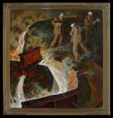 Running Steel by Anatoli Stepanovich Tkach (b. 1939)