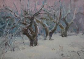 Winter Garden by Svetlana S. Lisitsina (b. 1974)