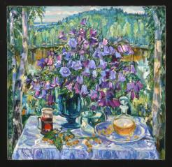 Blue Bells by Natalia Vasilievna Suvorova (b. 1941)