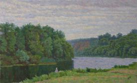On the River by Vladimir Ilich Shchedrin (b. 1942)