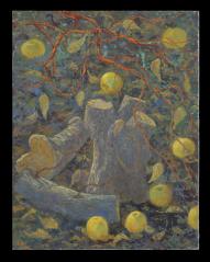 Autumn in a Garden by Natalia Alexandrovna Khoduk (b. 1972)