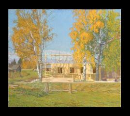 The New House by Yuri Petrovich Sanin (1939–1997)