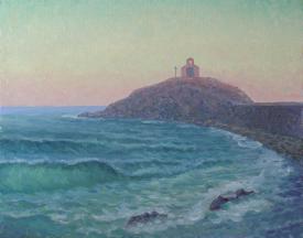 Kolliur. Mediterranean Sea. France by Alexander Mikhailovich Kurzanov (b. 1938)
