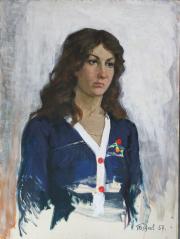 Olga's Portrait by Nikolai Alekseevich Trunov (b. 1924)