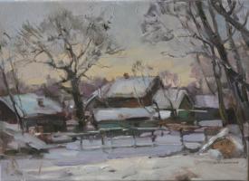Winter Morning by Svetlana S. Lisitsina (b. 1974)