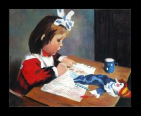 The Young Artist by Nikolai Ivanovich Marshalkov (b. 1939)