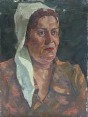 Portrait of the Principal Z. P. Popovoy by B. V. Yanin
