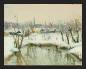 Winter Morning by V. V. Kuleshov