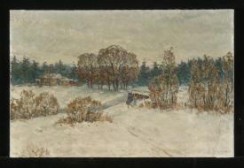 Winter by Yuri Pavlovich Novikov (b. 1937)