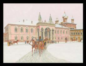 Voznesensky Monastery by Alexander Mikhailovich Kurzanov (b. 1938)