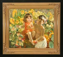 Summer Harvest by Anna Yurievna Lebedeva (b. 1966)