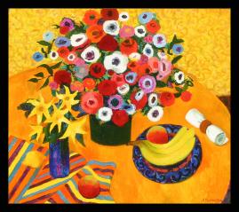 Still Life with Bananas by Lilia Anatolionva Dolganova (b. 1964)