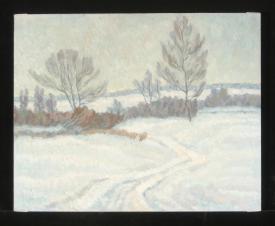 Winter by Vladimir Ilich Shchedrin (b. 1942)