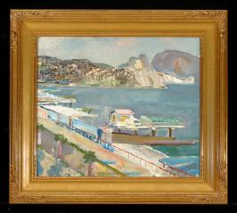 Gurzuf. Embankment by Yevgeni Borisovich Khoroshilov (1930–1982)