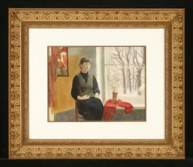 By the Window by Alexander Petrovich Khoduk (b. 1968)