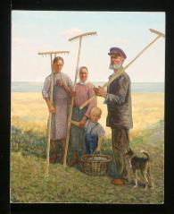From Childhood by Alexander Mikhailovich Kurzanov (b. 1938)
