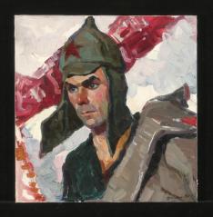 Red Army Soldier by Ivan Grigorevich Mishin (1928–2001)