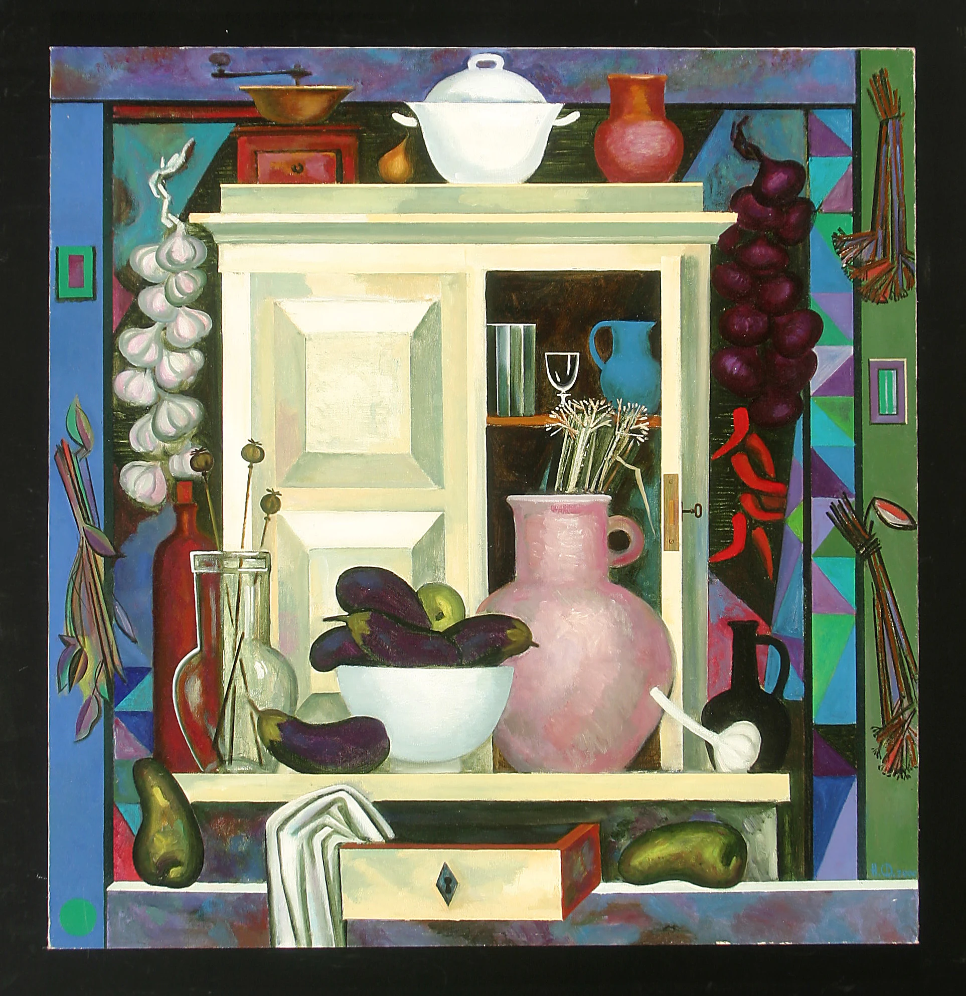 White Cupboard by Nikita Petrovich Fomin (b. 1949)