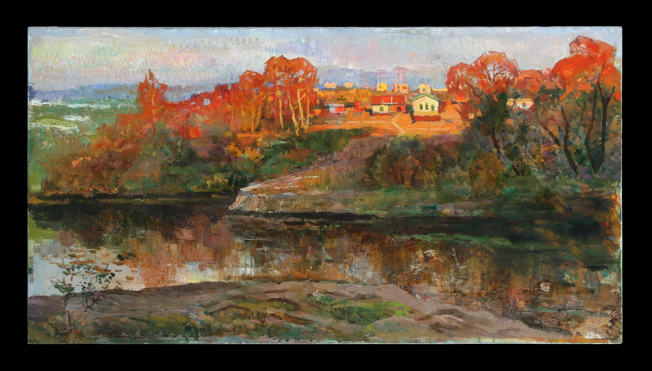 Sunset by Georgi Andreevich Melekhin (1933–2000)