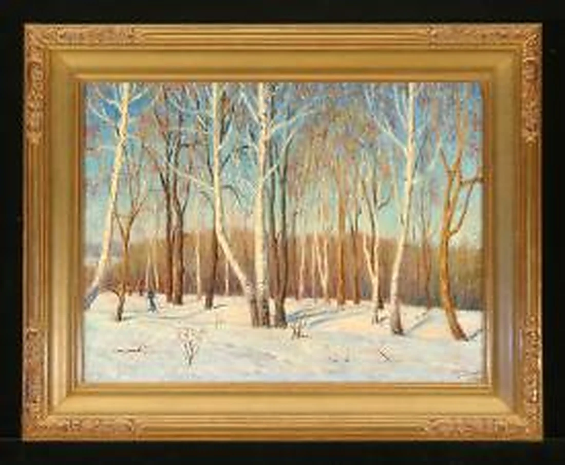 Winter Mosaic by Ivan Sergeevich Tumakov (1918–1990s)
