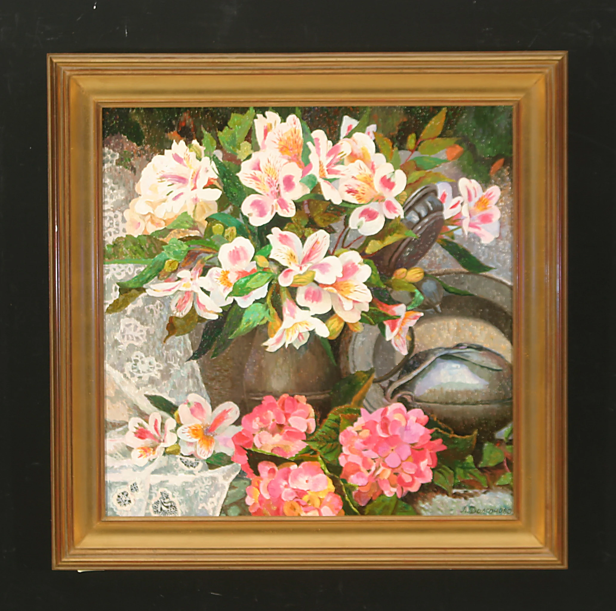 Still Life with Lilies by Lilia Anatolionva Dolganova (b. 1964)