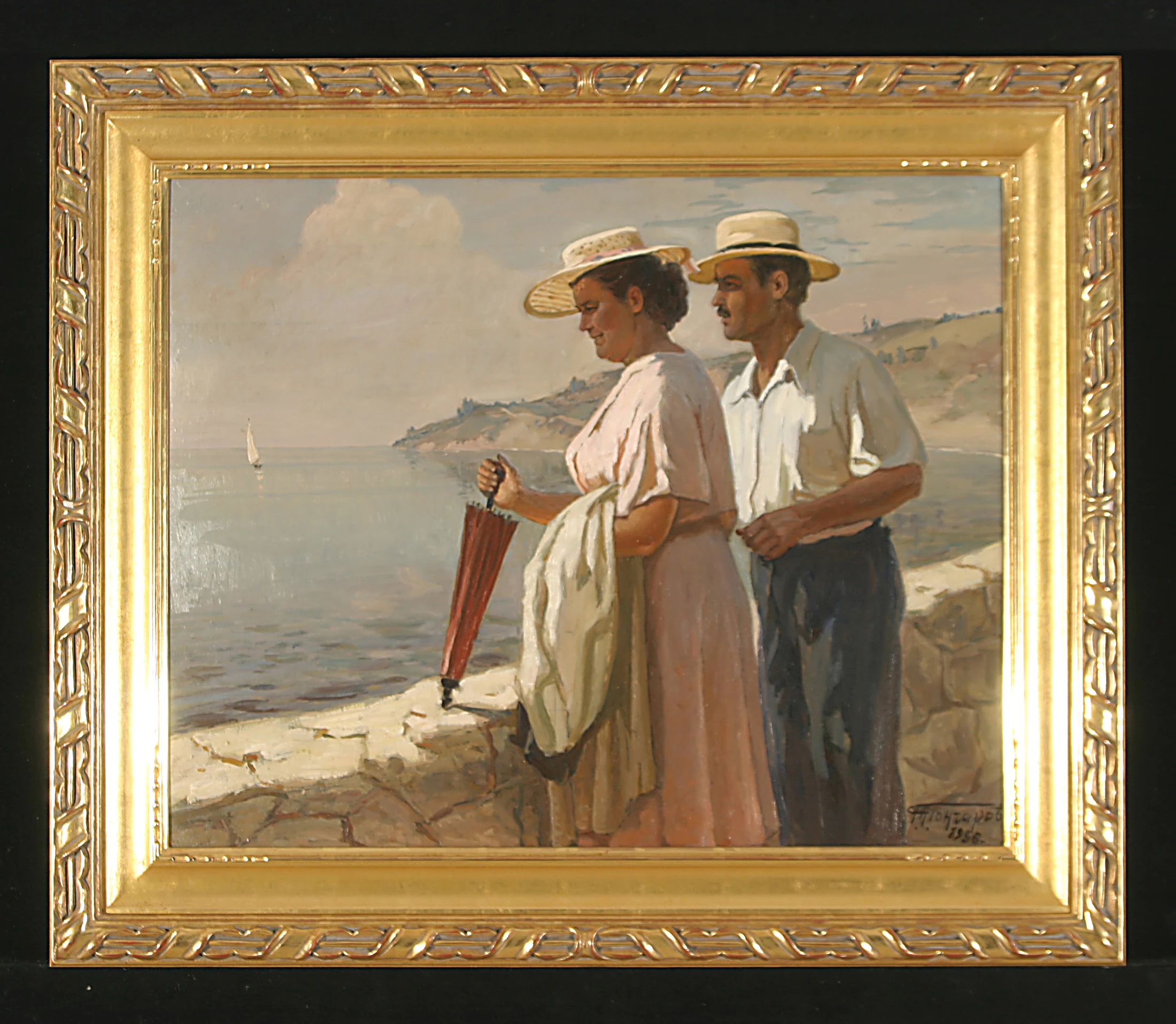 At the Ocean by Grigori Andreevich Goncharov (1913–2001)