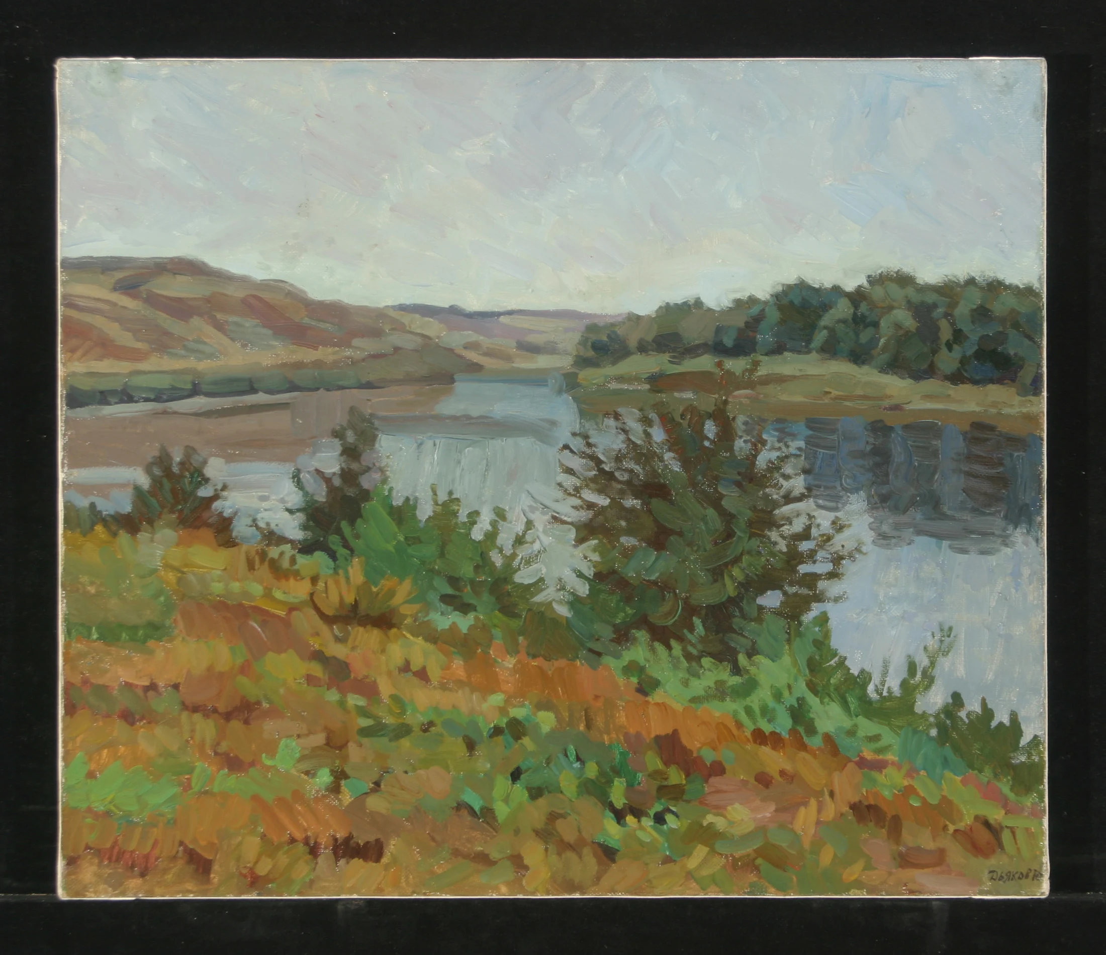 The River Don in the Evening by Yuri Petrovich Dyakov (1929–2008)