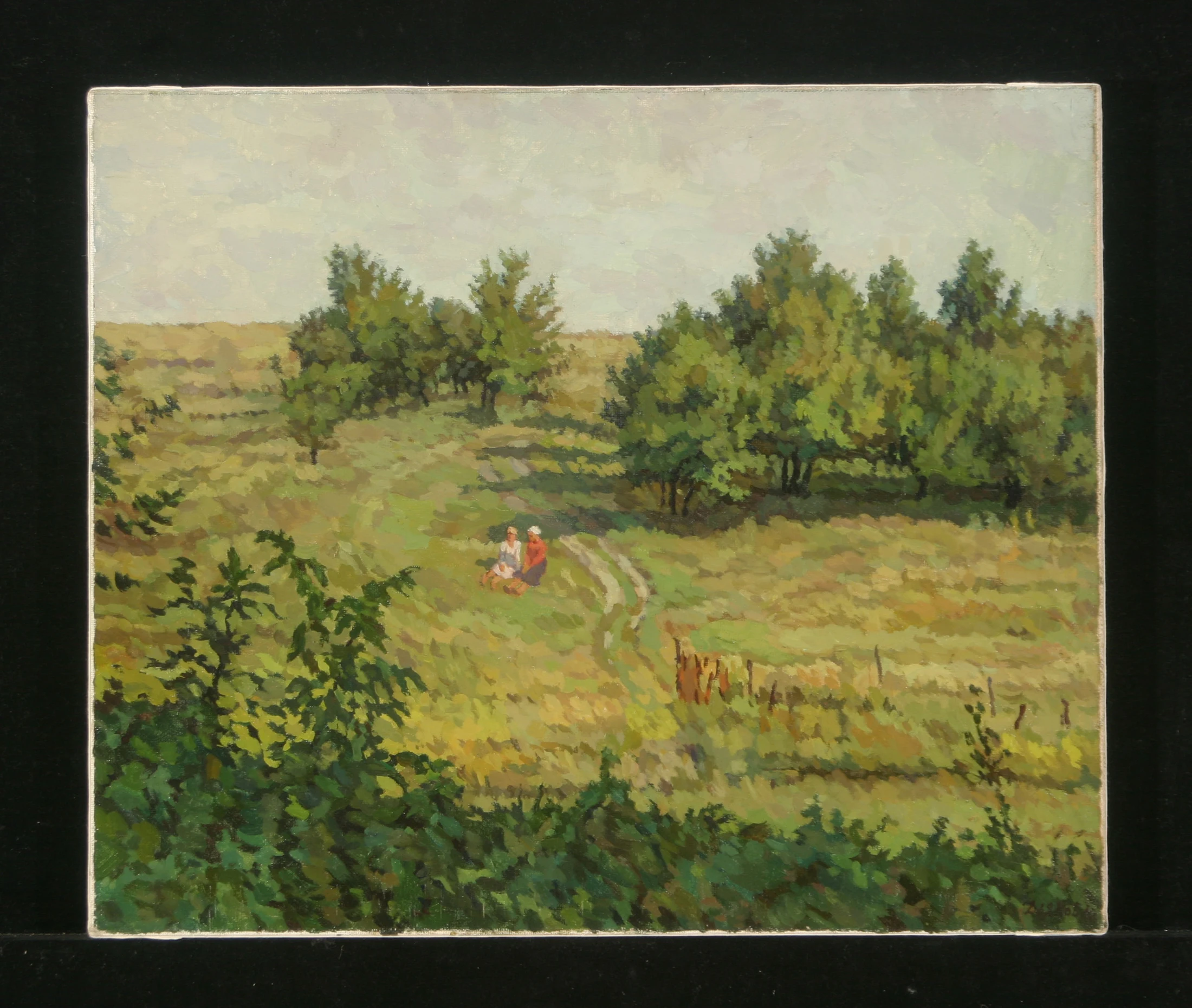 Having a Talk by Yuri Petrovich Dyakov (1929–2008)