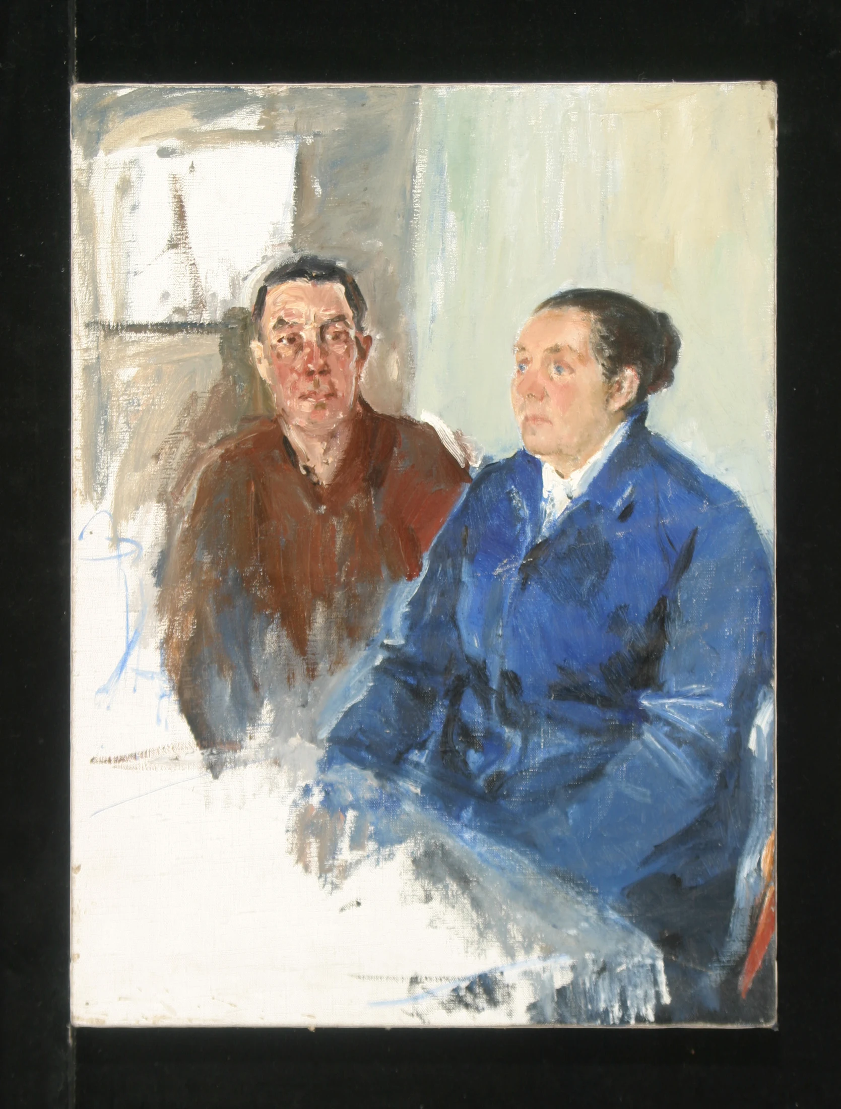 Double Portrait by Igor Semenovich Zherebtsov (b. 1941)