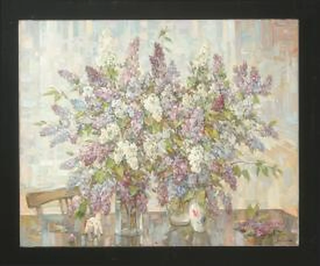 Lilacs by Yuri Pavlovich Novikov (b. 1937)
