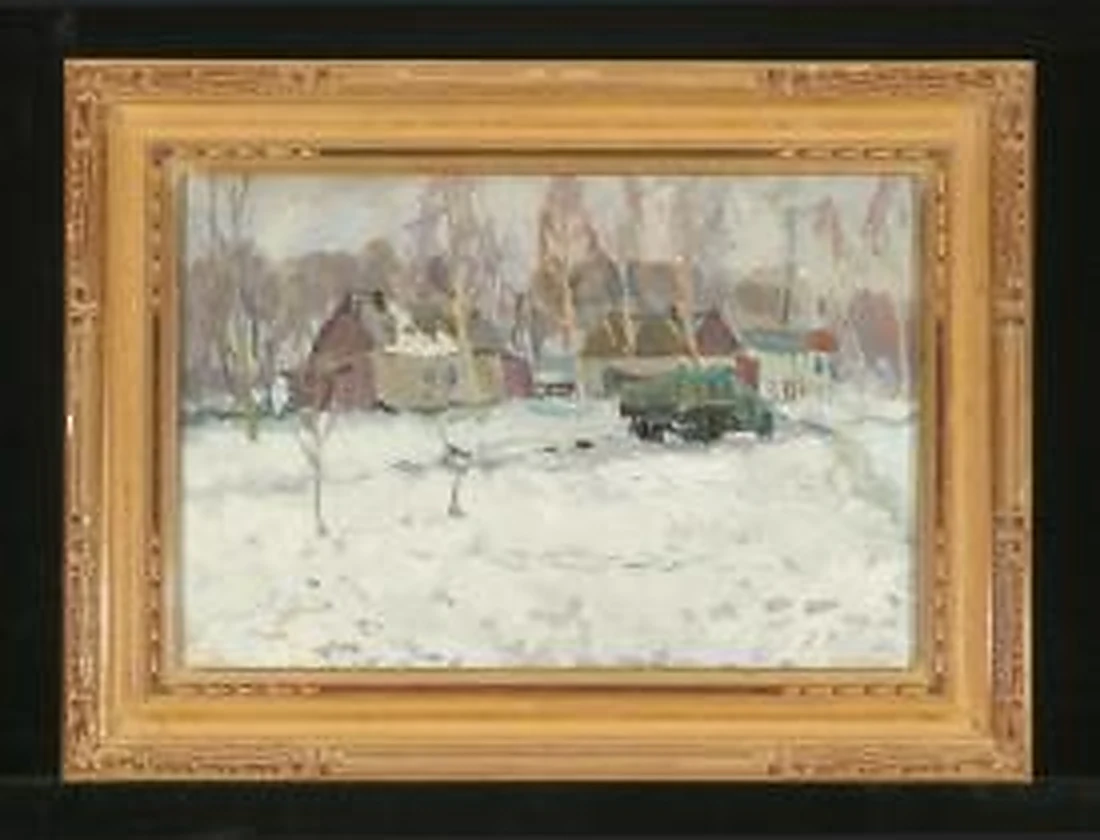 Winter by Edouard Panteleimonovich Efanov (b. 1938)