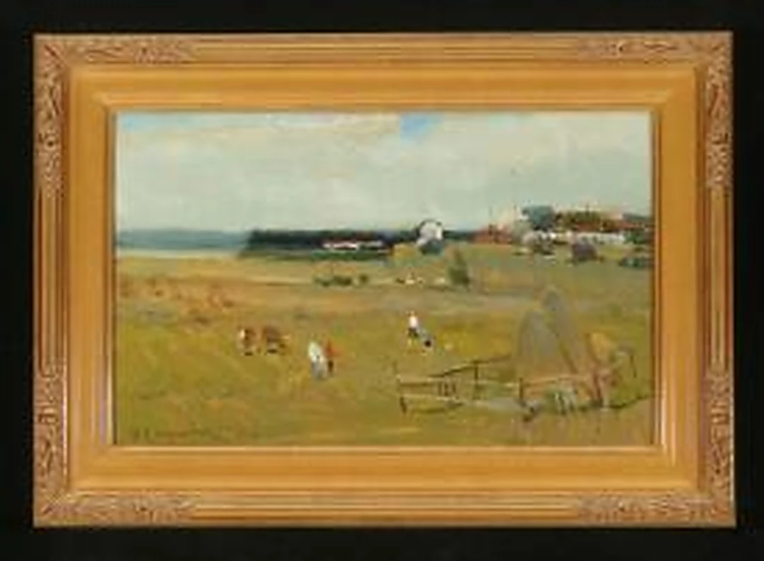 Outskirts by Viktor Petrovich Slushnik (b. 1926)