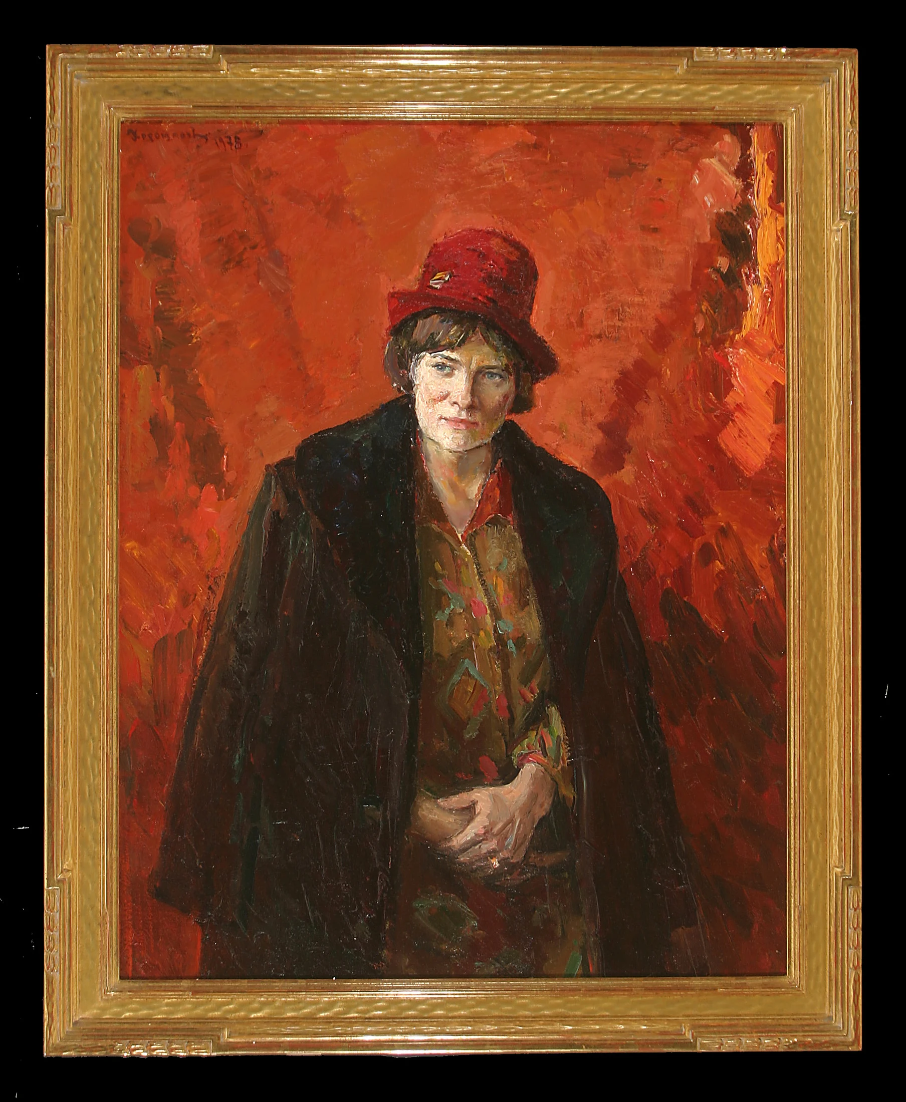 Portrait of the Artist's Wife by Yevgeni Borisovich Khoroshilov (1930–1982)