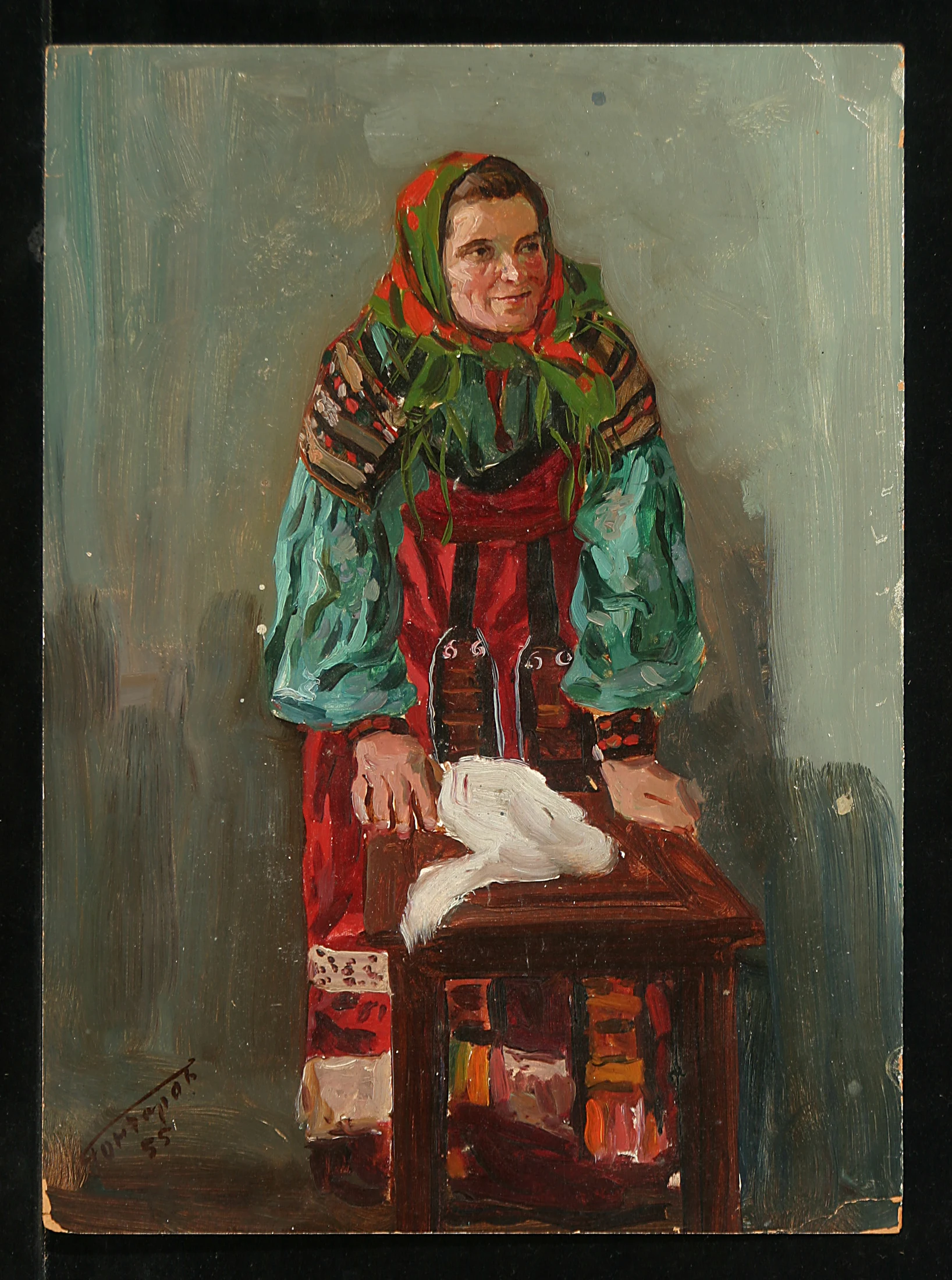 Maria in National Dress by Grigori Andreevich Goncharov (1913–2001)