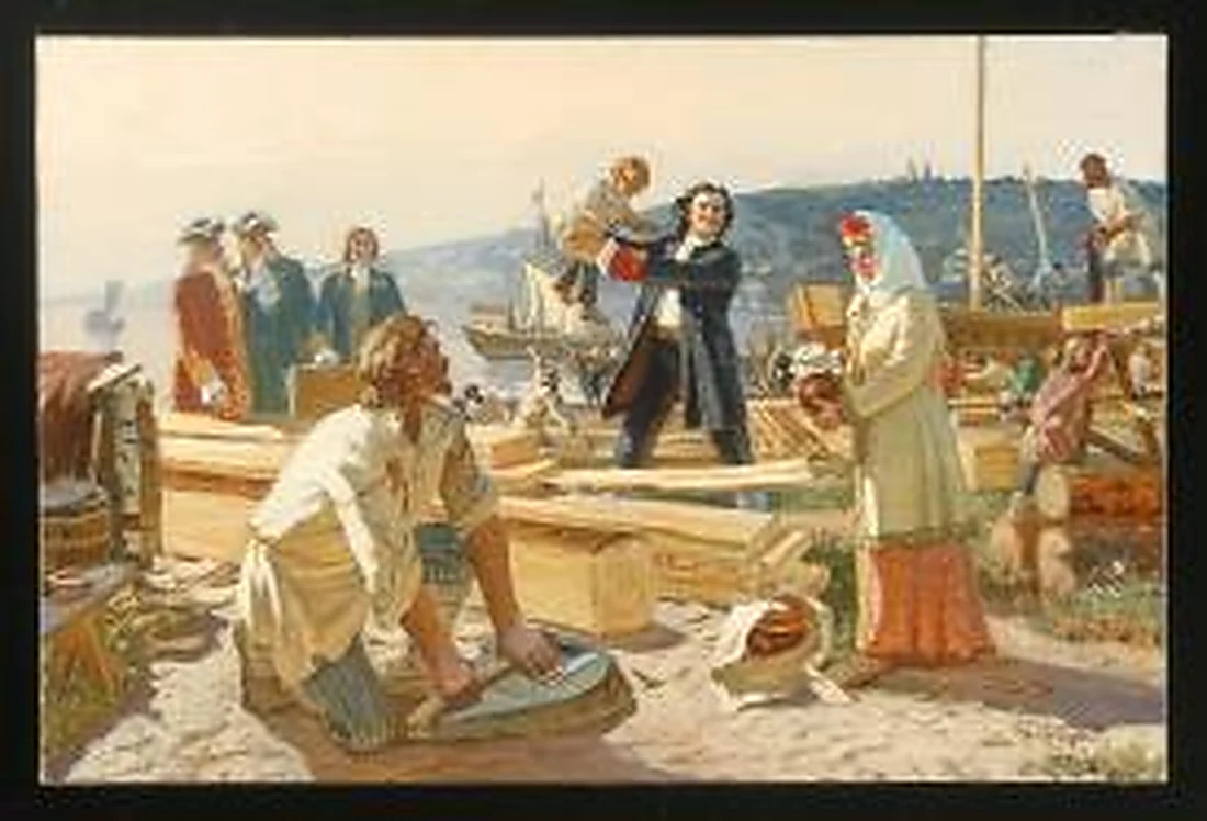 Birth of the Navy by Grigori Andreevich Goncharov (1913–2001)
