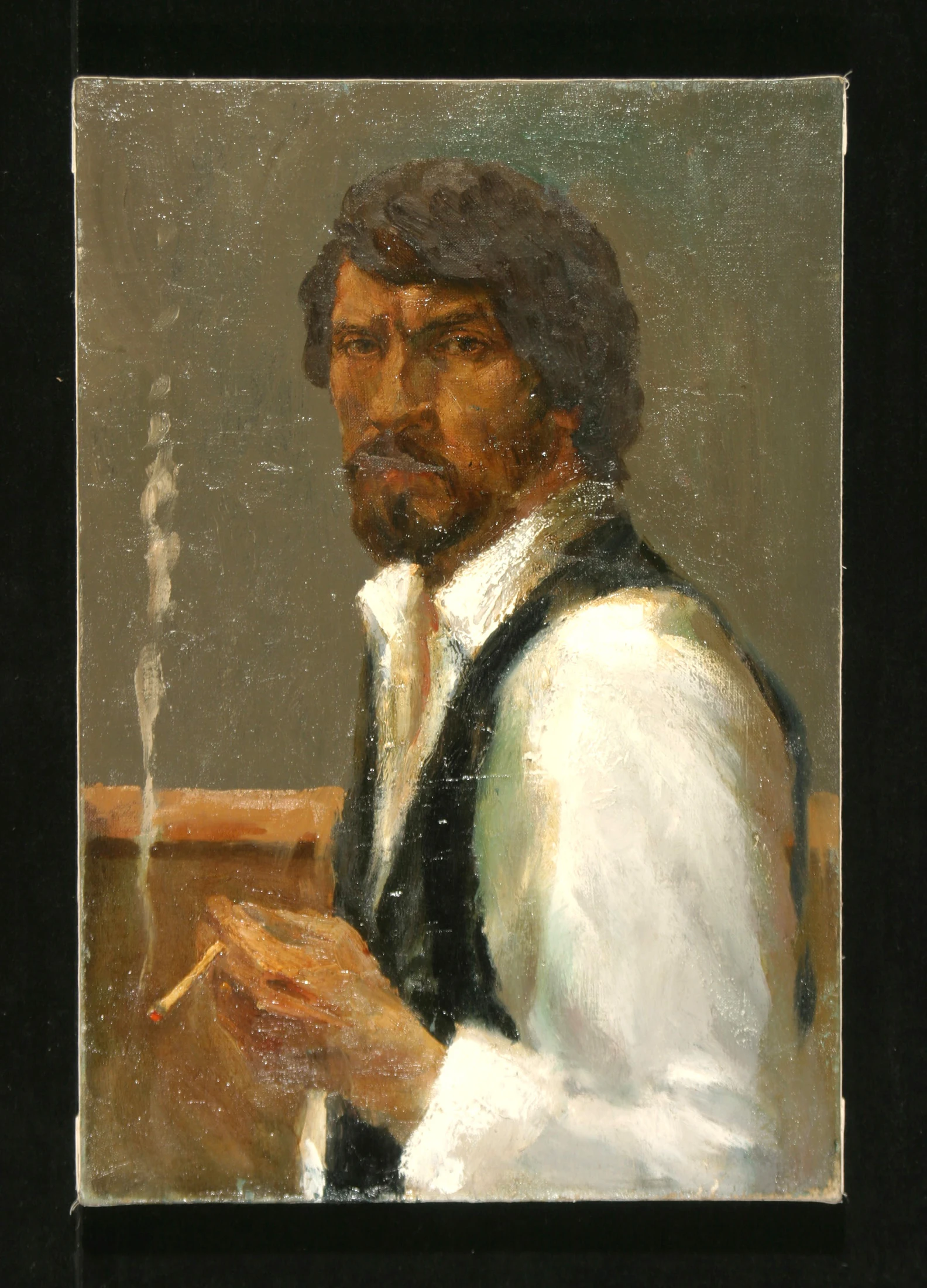 Self Portrait by Viktor Andreevich Donskoi (b. 1945)