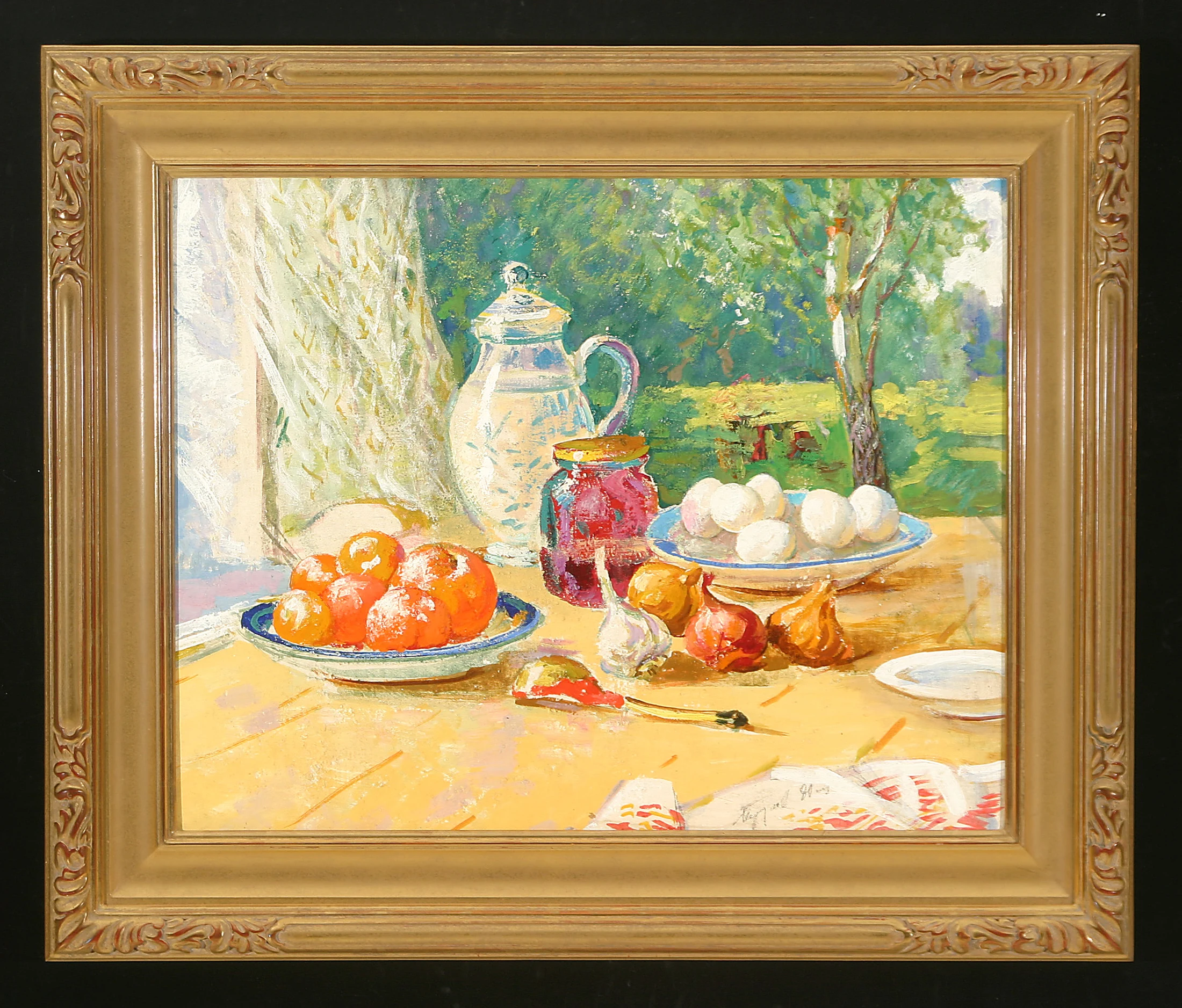 Outdoor Still Life by Nikolai Alekseevich Trunov (b. 1924)