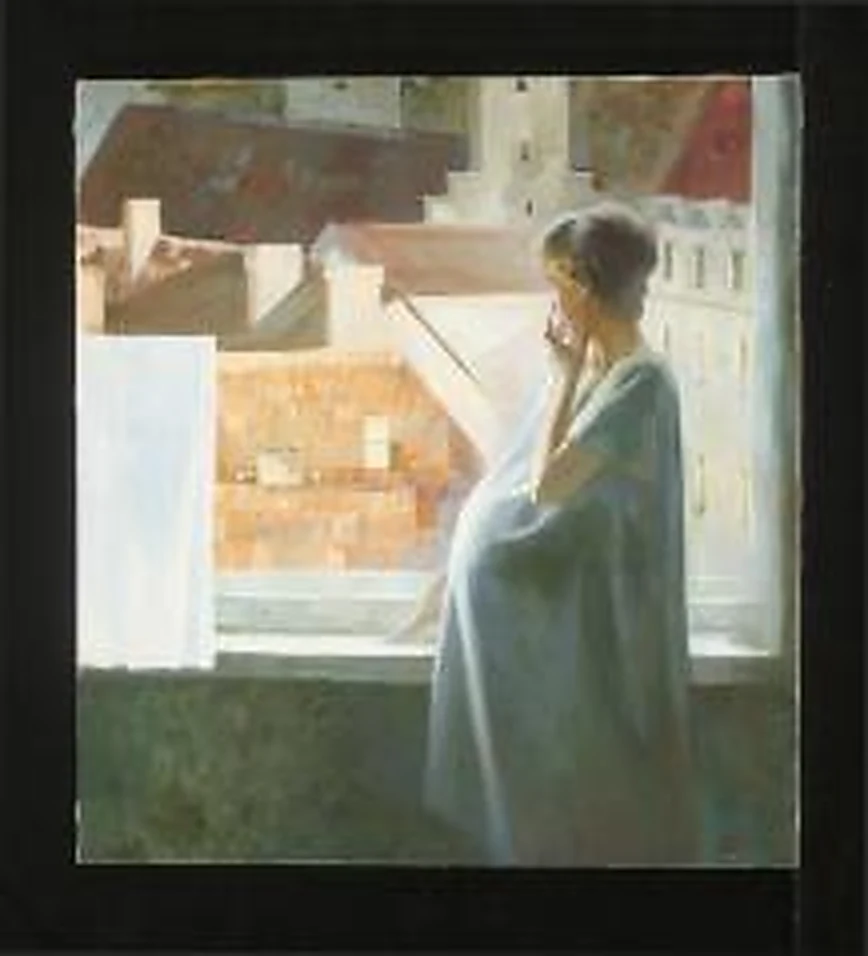 Waiting by Ariadna Leonidovna Sokolova (b. 1925)