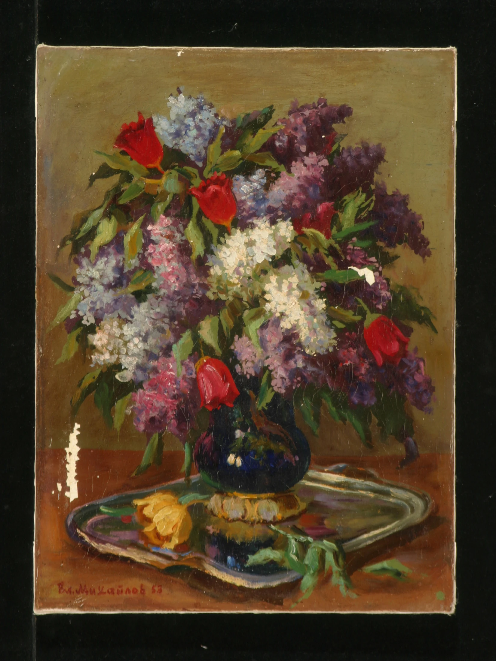 Lilac by Vladimir Stepanovich Mikhailov (1914–1966)