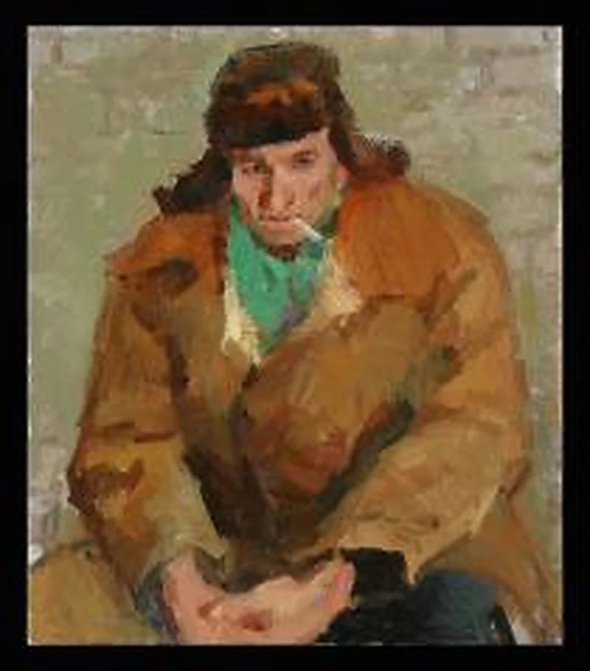 Portrait of the Sculptor A. S. Mescheryakov by Kseniya Nikolaevna Uspenskaya (b. 1922)