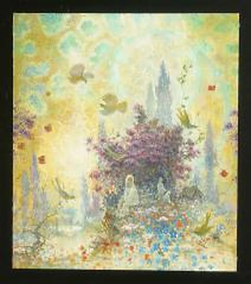 Lilac Spring by Nikolai Ivanovich Plonish (1936–2004)