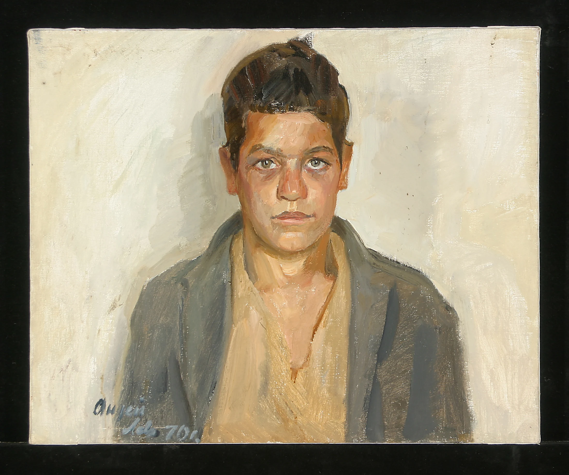 A Shepherd by Andrei Anatolyevich Levitin (b. 1947)