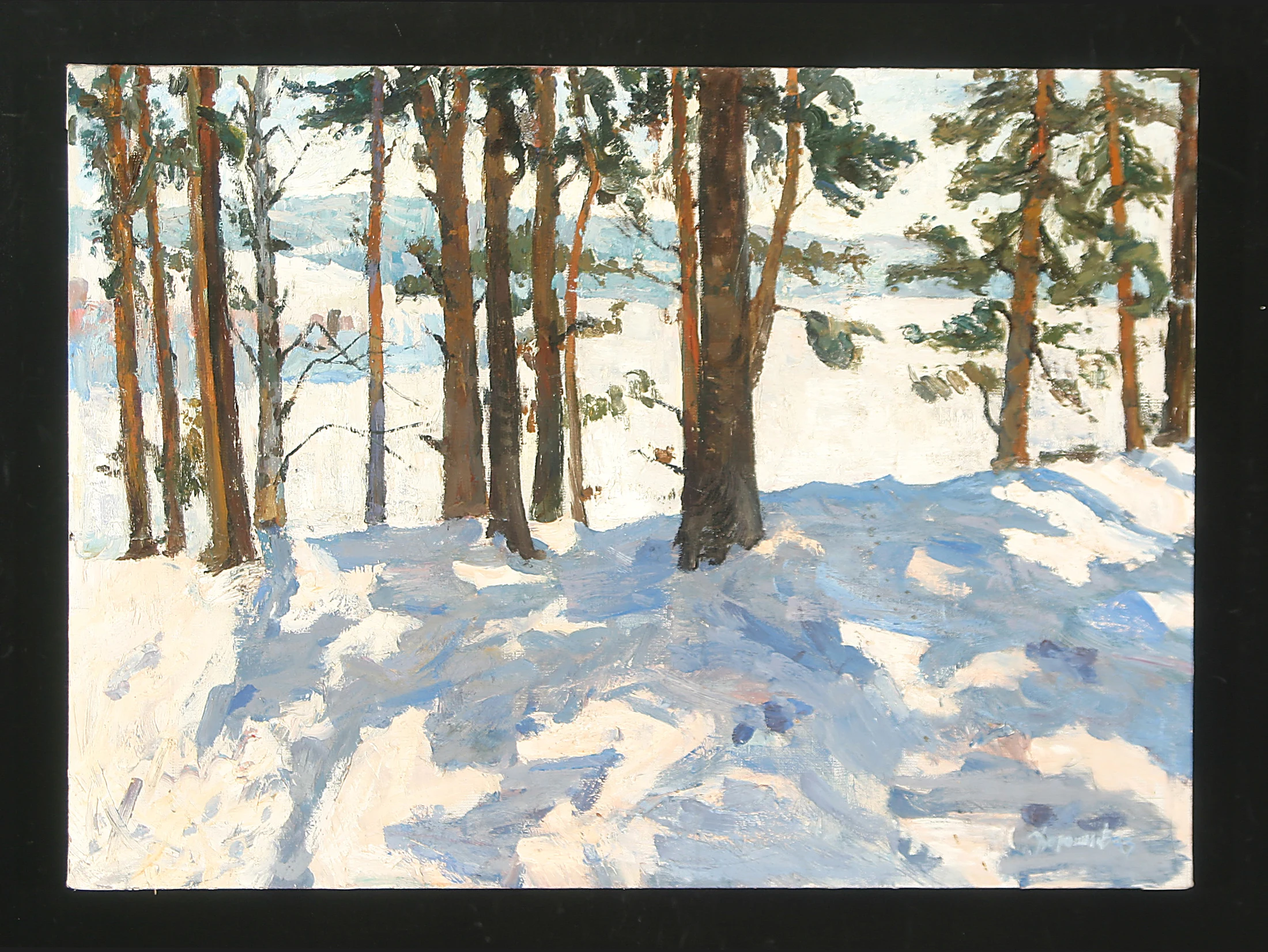 Winter. Sunny Day by Yevgeni Borisovich Khoroshilov (1930–1982)