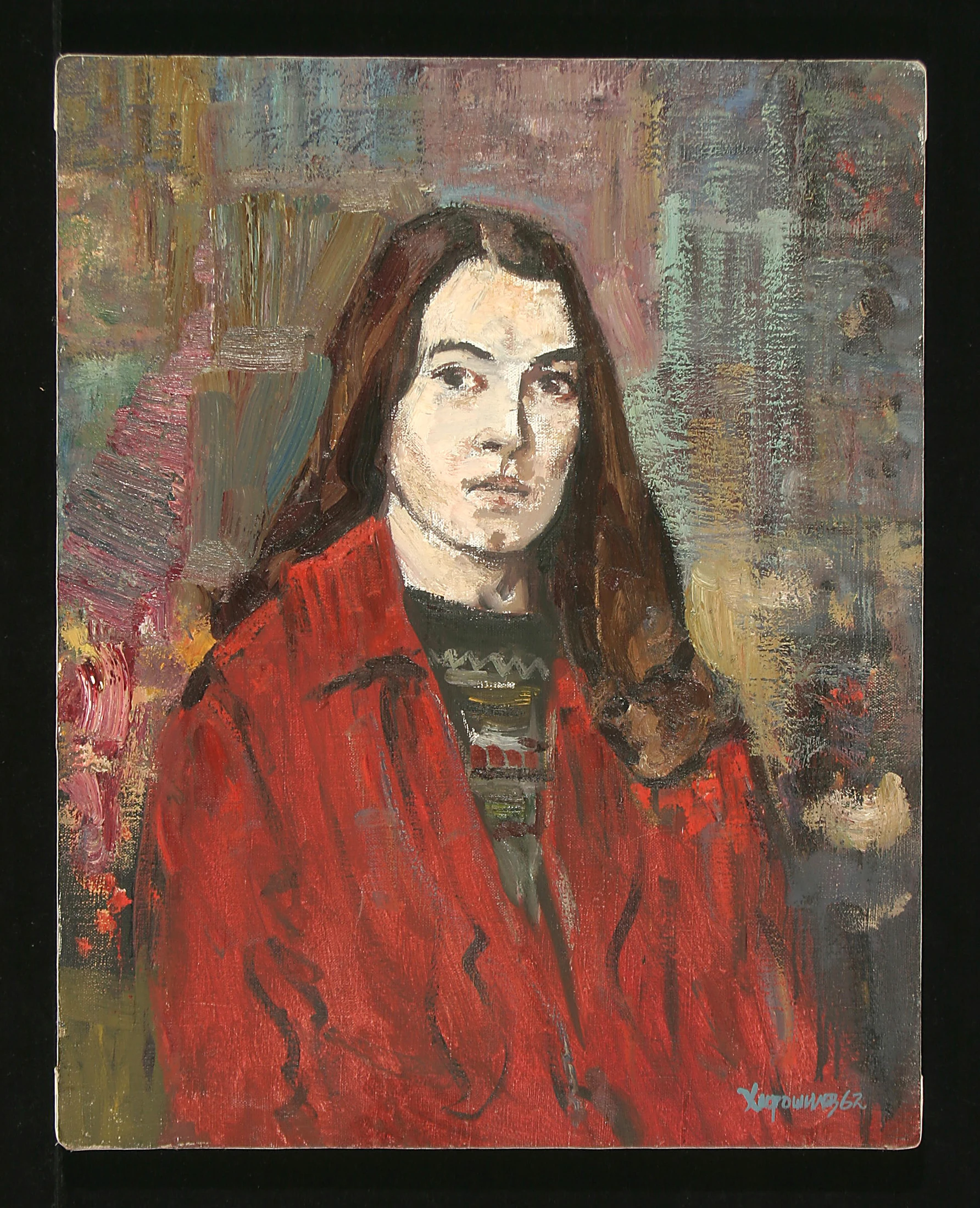 Portrait of a Young Girl by Yevgeni Borisovich Khoroshilov (1930–1982)