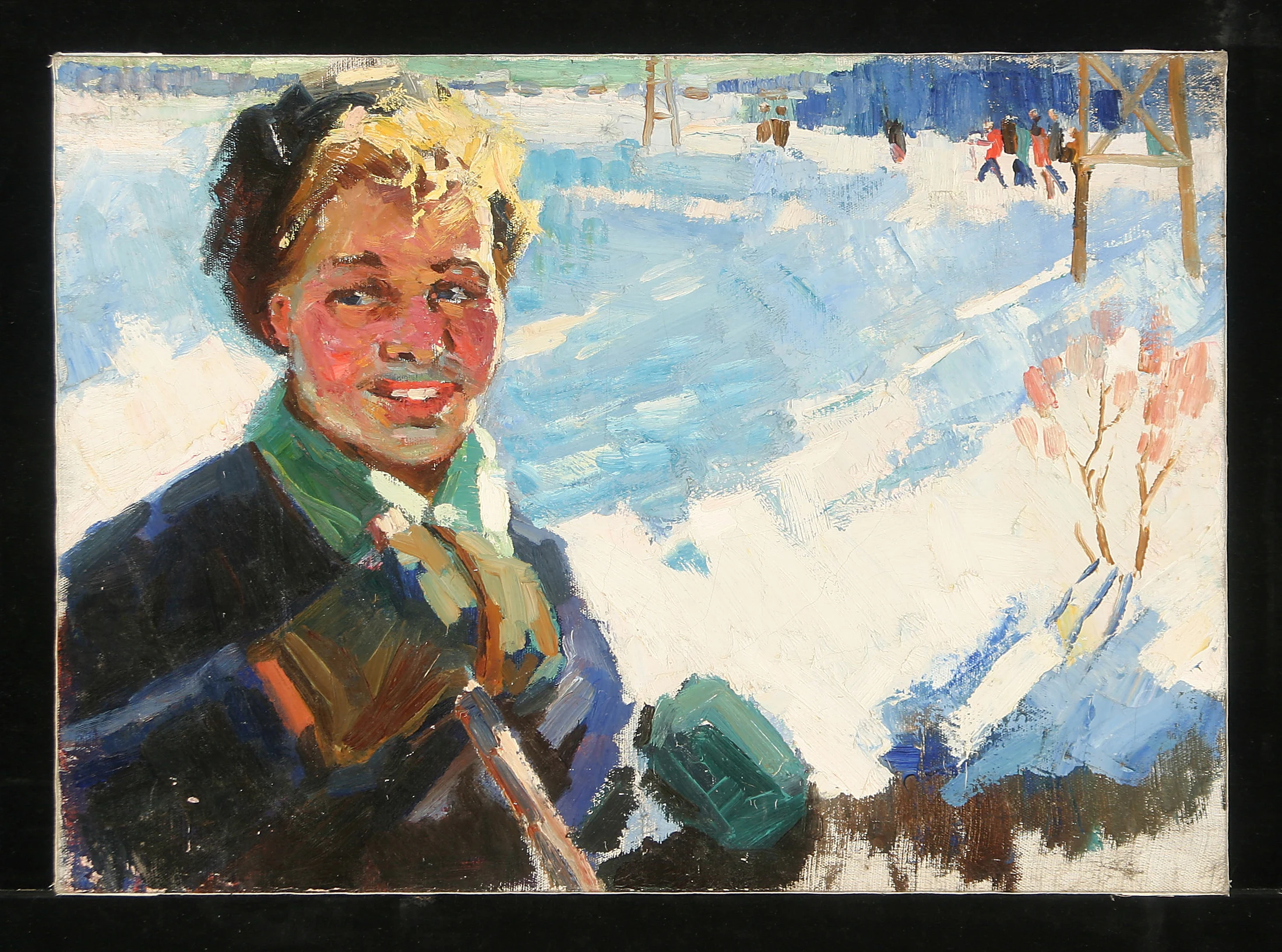 Skier by Georgi Andreevich Melekhin (1933–2000)
