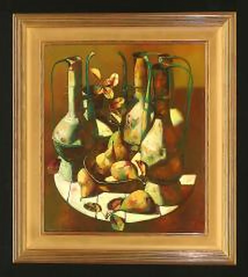 Still Life with Pears by Sergei Dmitrievich Kichko (b. 1946)