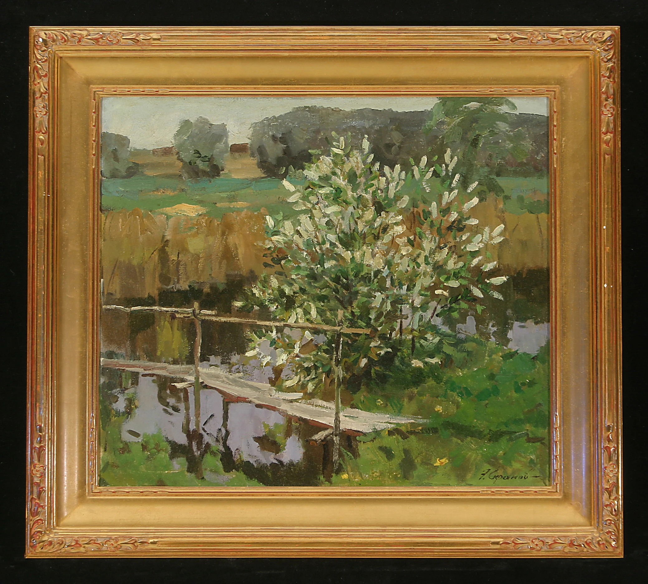 Flowering Cherry Tree by Edouard Panteleimonovich Efanov (b. 1938)